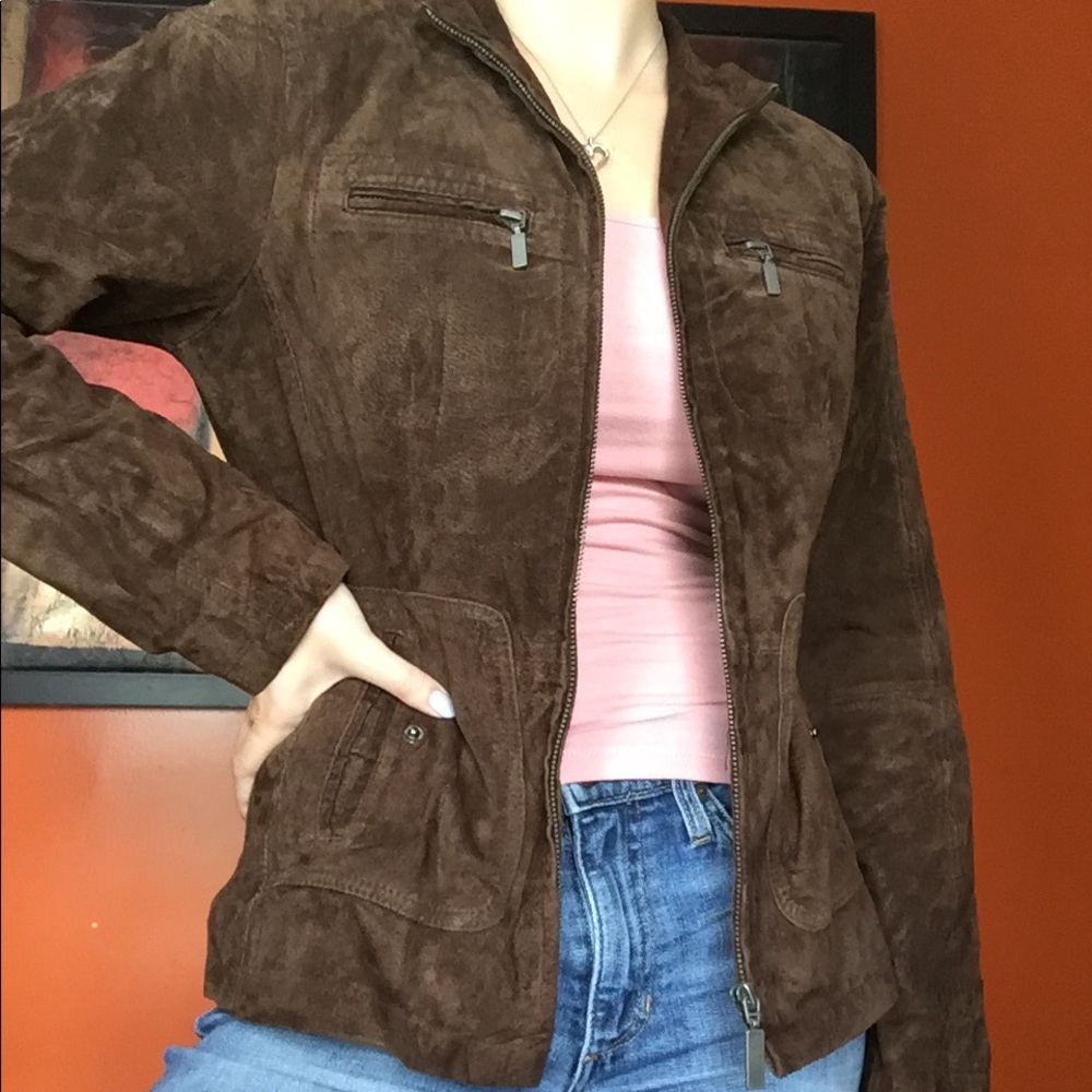 Brown Suede Jacket!